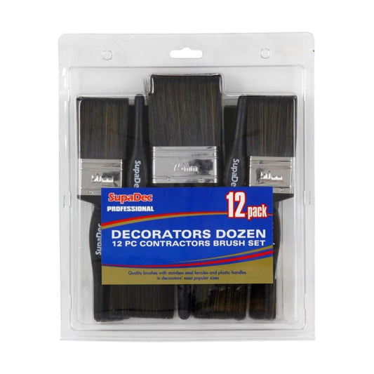 JDS DIY Decorators Dozen Contractors Brush Set