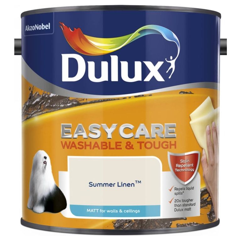 Dulux Easycare Washable and Tough - Matt - 2.5L