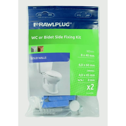 Rawlplug WC Or Bidet Side Fixing Kit