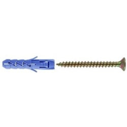 Rawlplug Plastic Expansion Plug With Screw