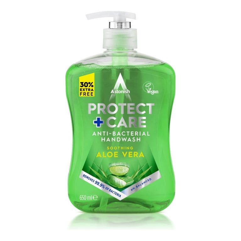 Astonish Protect + Care Antibacterial Handwash Aloe Vera