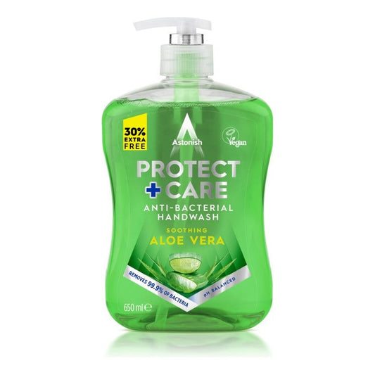 Astonish Protect + Care Antibacterial Handwash Aloe Vera