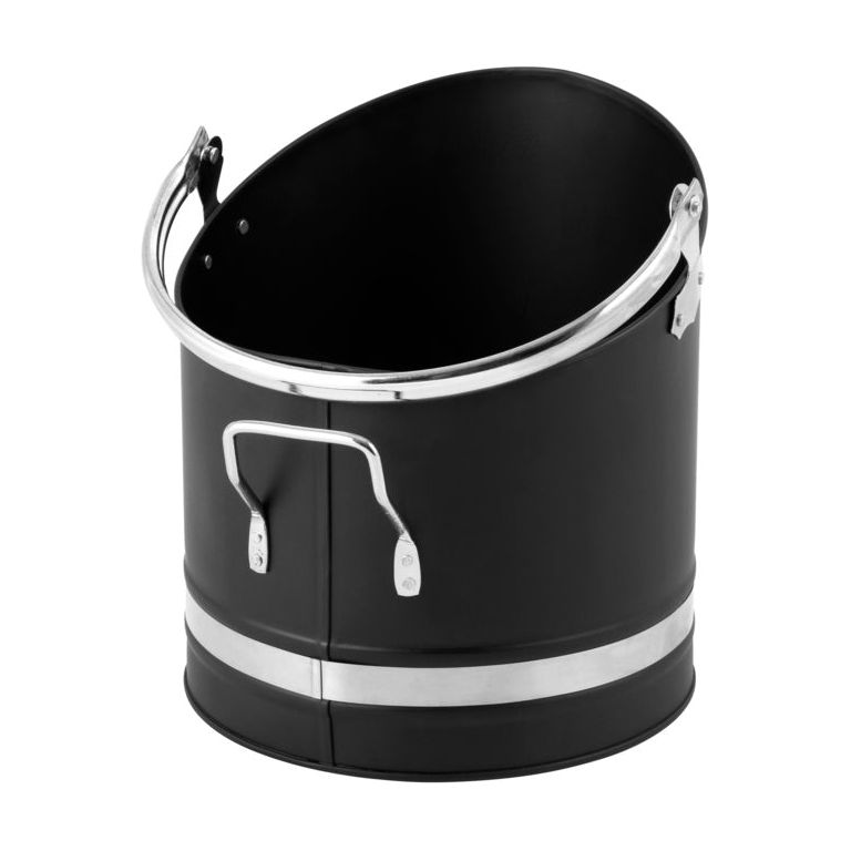 Hearth & Home Metal Coal Hod With Chrome Handles