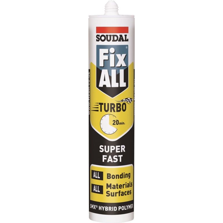 Soudal Fix All Turbo Adhesive White - 290mL