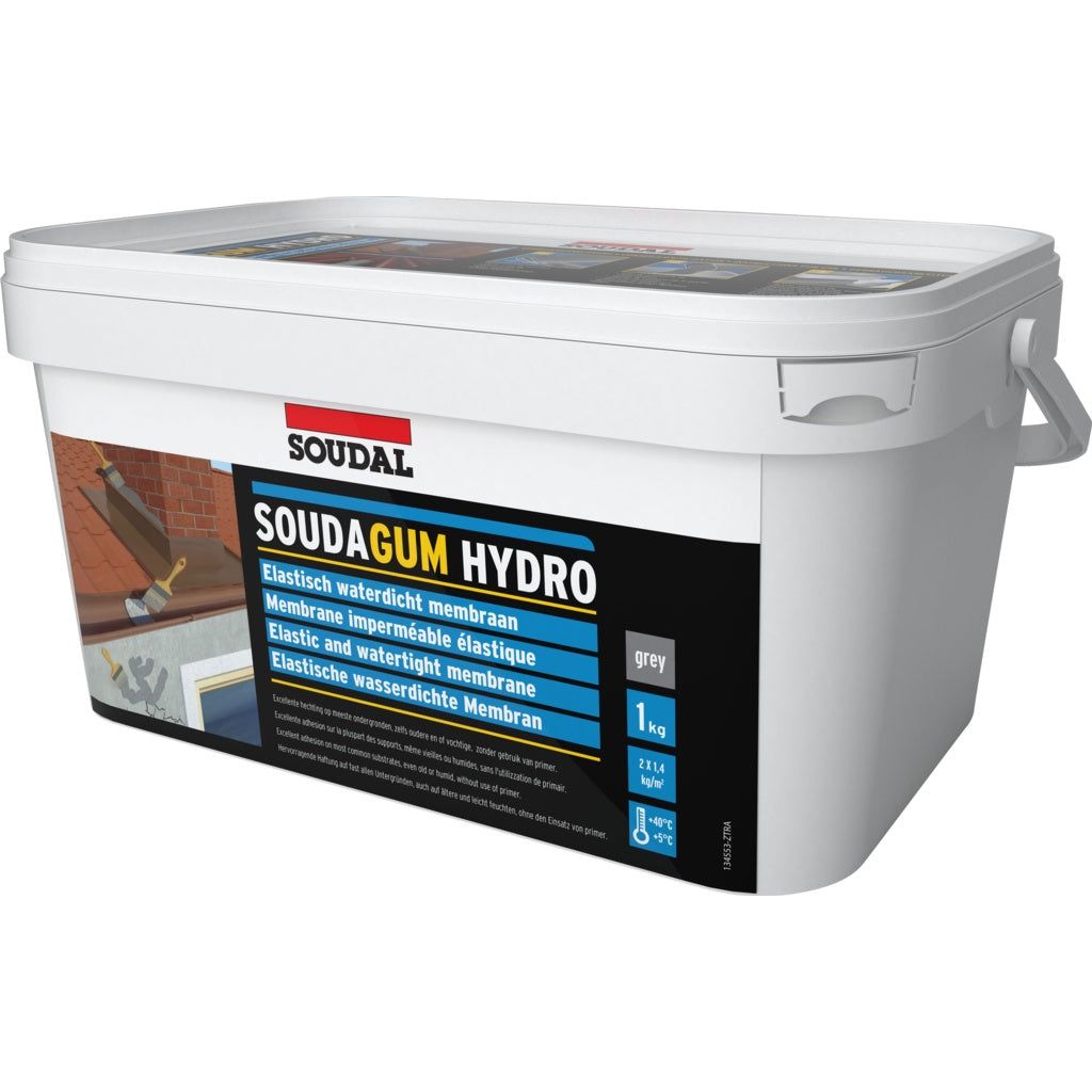 Soudal Soudagum Hydro Waterproof Coating Kit - 1kg