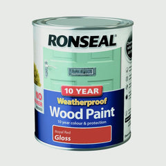 Ronseal 10 Year Weatherproof Wood Paint - Gloss