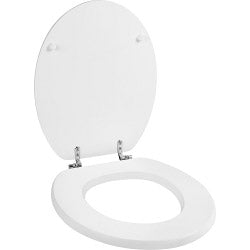 JDS Home Deluxe MDF White Toilet Seat