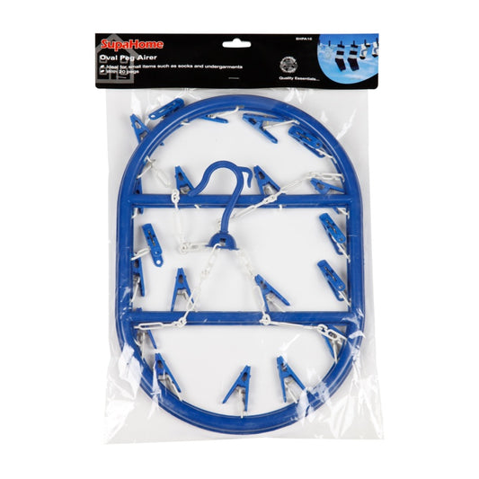 JDS Home Oval 20 Peg Blue Airer