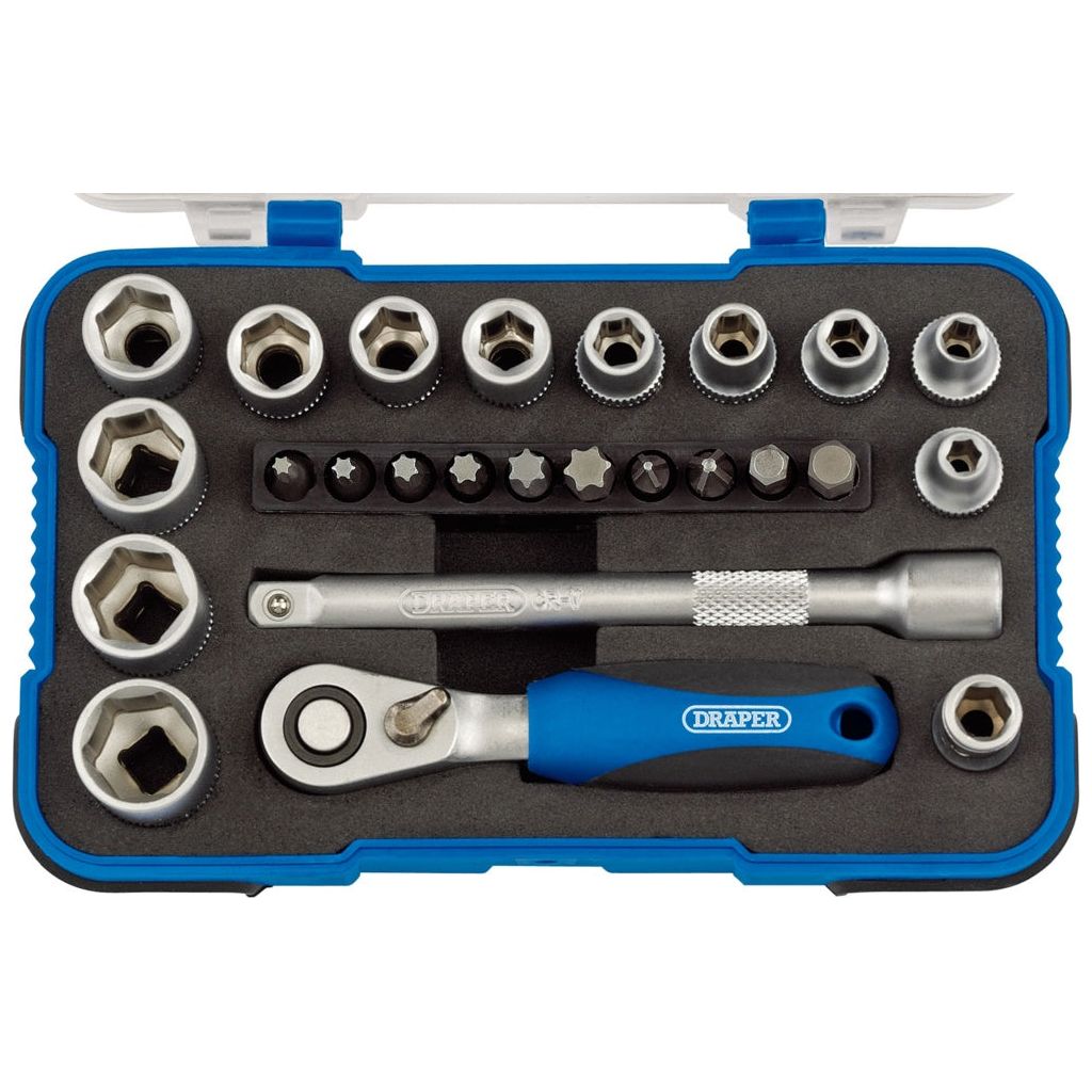 Draper 1/4" Sq Dr Metric Socket Set