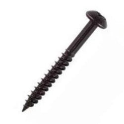 8 X 1" Round Black Head Screw     S8257