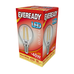 Eveready LED Filament Golf 470LM E14 SES