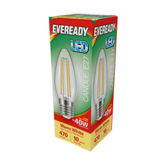 Eveready LED Filament Candle 470LM E27 ES