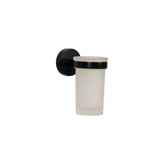 Croydex Flexi Fit Matt Black Tumbler And