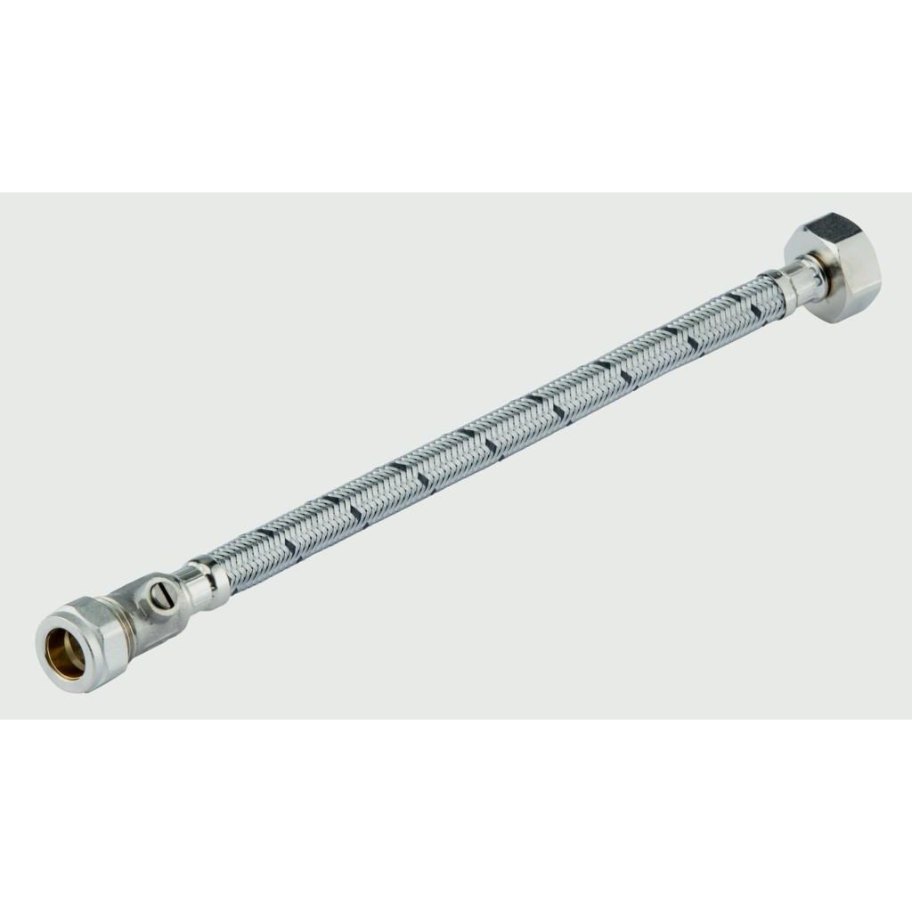 JDS Plumbing Flexi Tap Connector With Valve Pack 2