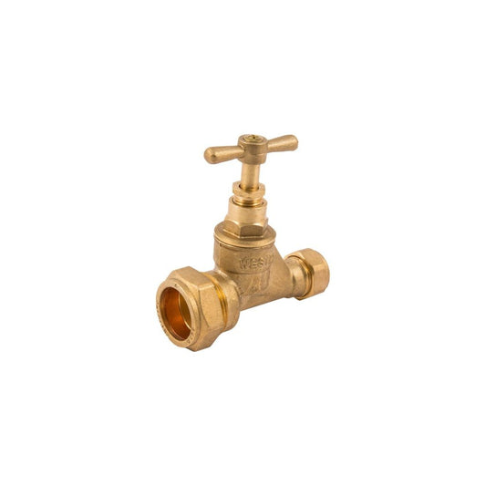 JDS Plumbing Brass Poly Stopcock