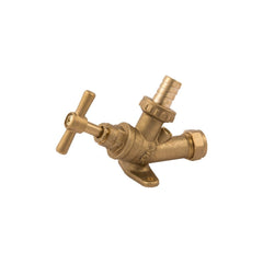 JDS Plumbing Bibtap With Check Valve & Wall Plate