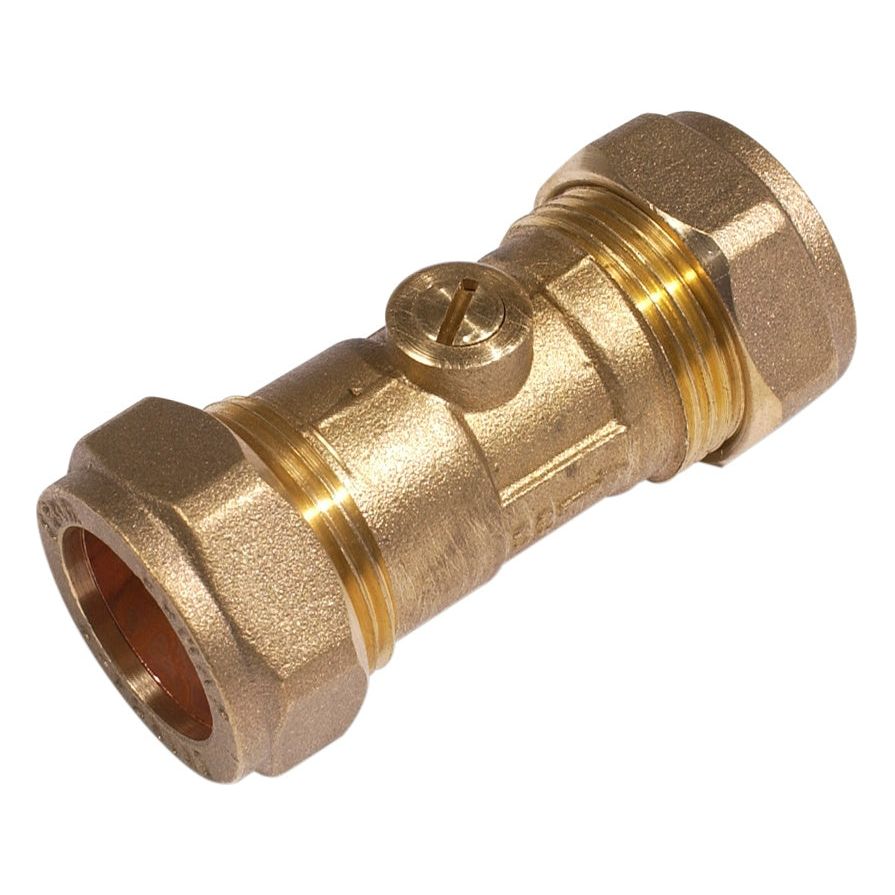 JDS Plumbing L/P CxC Brass Isolating Valve