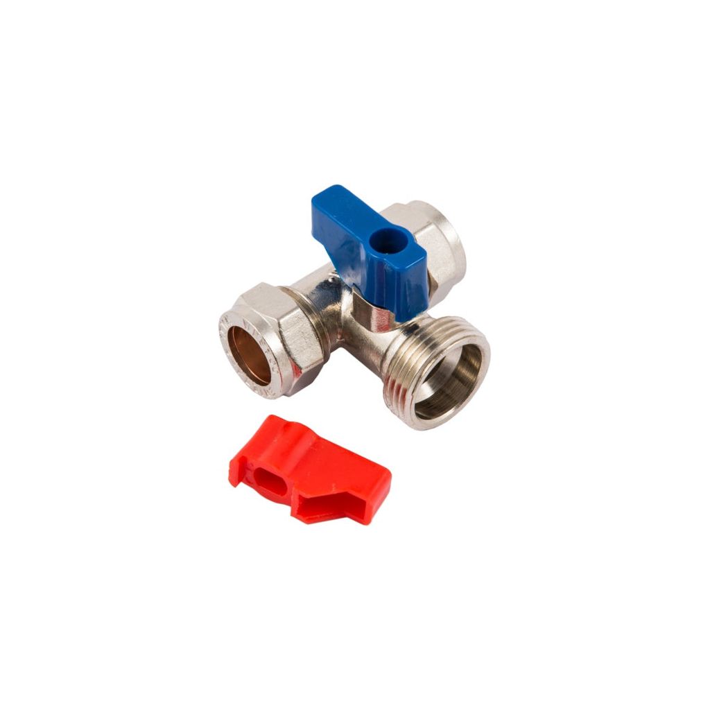 JDS Plumbing CP Tee Washing Machine Tap