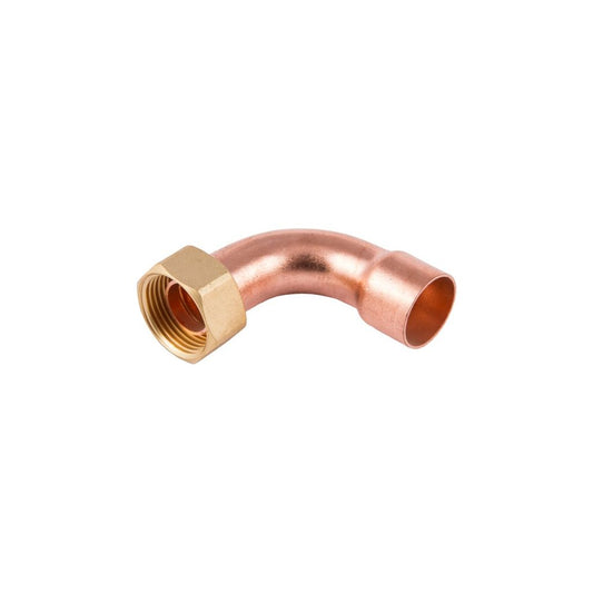 JDS Plumbing WRAS Bent Tap Connector End Feed (Pack of 10)