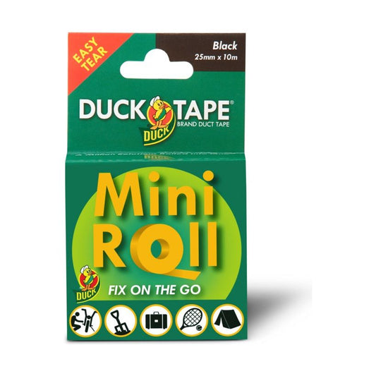 Duck Tape Black Mini Roll