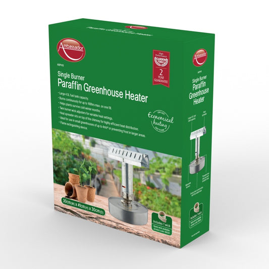 JDS Garden Single Burner Paraffin Greenhouse Heater