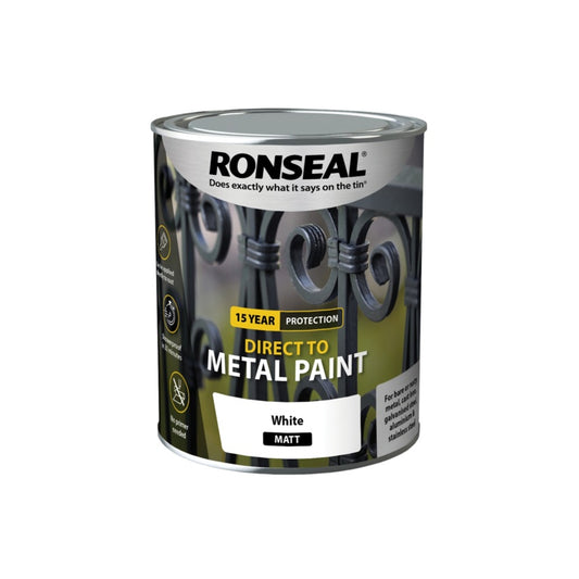 Ronseal Direct To Metal Paint - Matt
