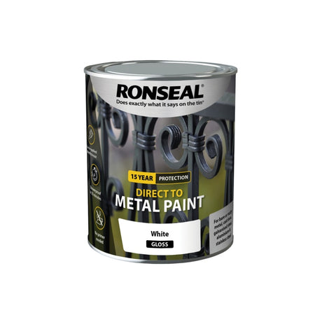 Ronseal Direct To Metal Paint - Gloss