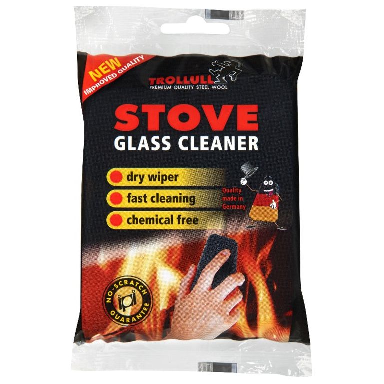 Trollull Stove Glass Cleaner Steel Wool