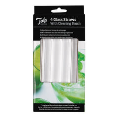 Tala Barware 4 Bent Glass Straws