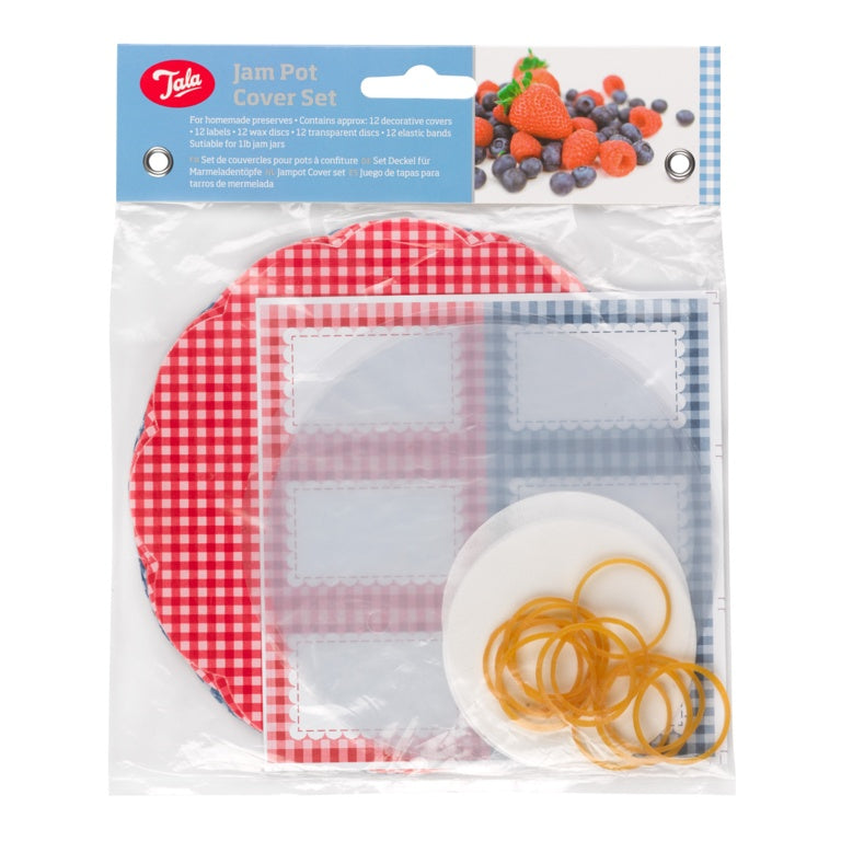 Tala Everyday Gingham Jam Pot Cover Set