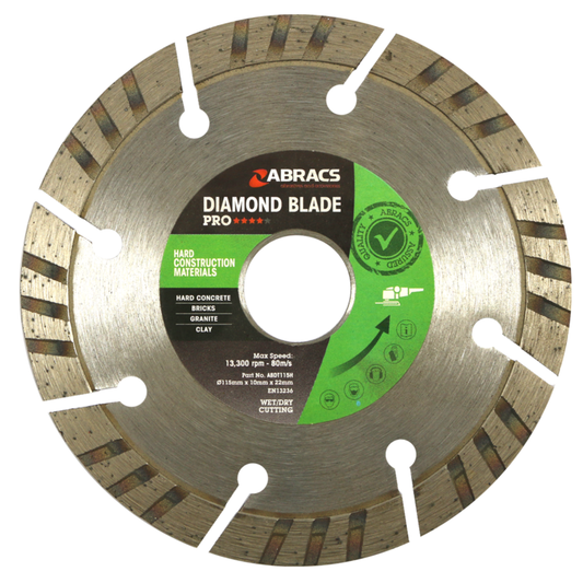 Abracs Gcm-Pro Diamond Blade 115x10x22