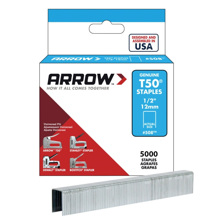 Arrow T50 Staples 12mm 1/2"