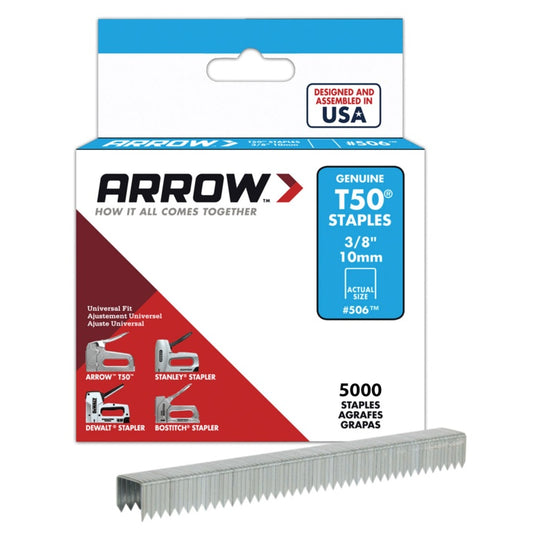 Arrow T50 Staples 10mm 3/8"