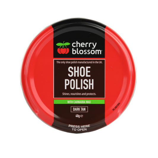 Cherry Blossom Shoe Polish Dark Tan