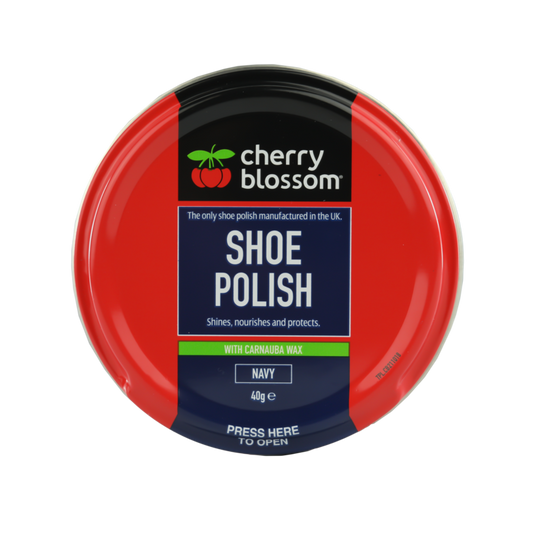 Cherry Blossom Shoe Polish Navy