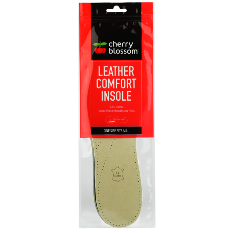 Cherry Blossom Leather Comfort Insole