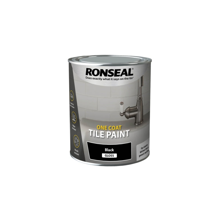 Ronseal One Coat Tile Paint - Gloss