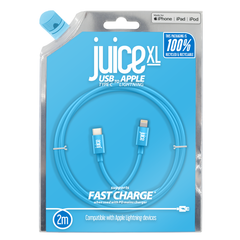 Juice 2m Round USB C Lightning Cable