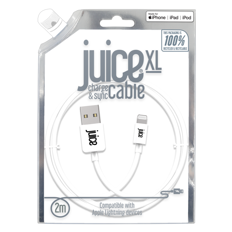 Juice 2m Round Lightning Cable