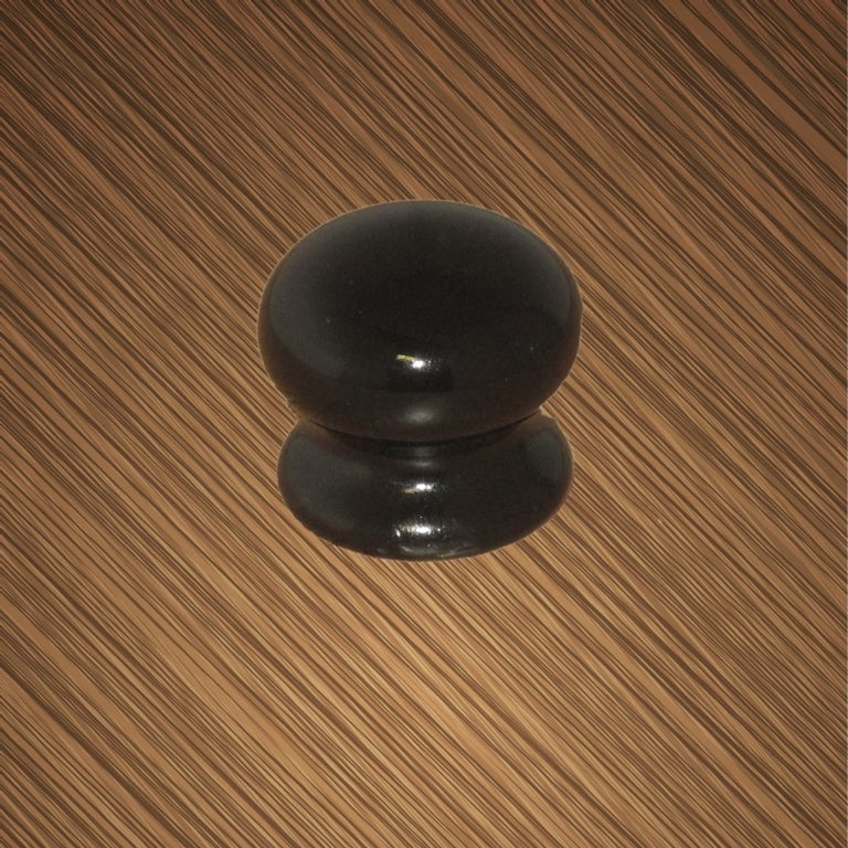 Black Ceramic Knob 35Mm       S3574