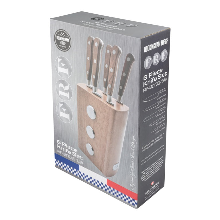 Grunwerg 6 Piece Knife Block Set