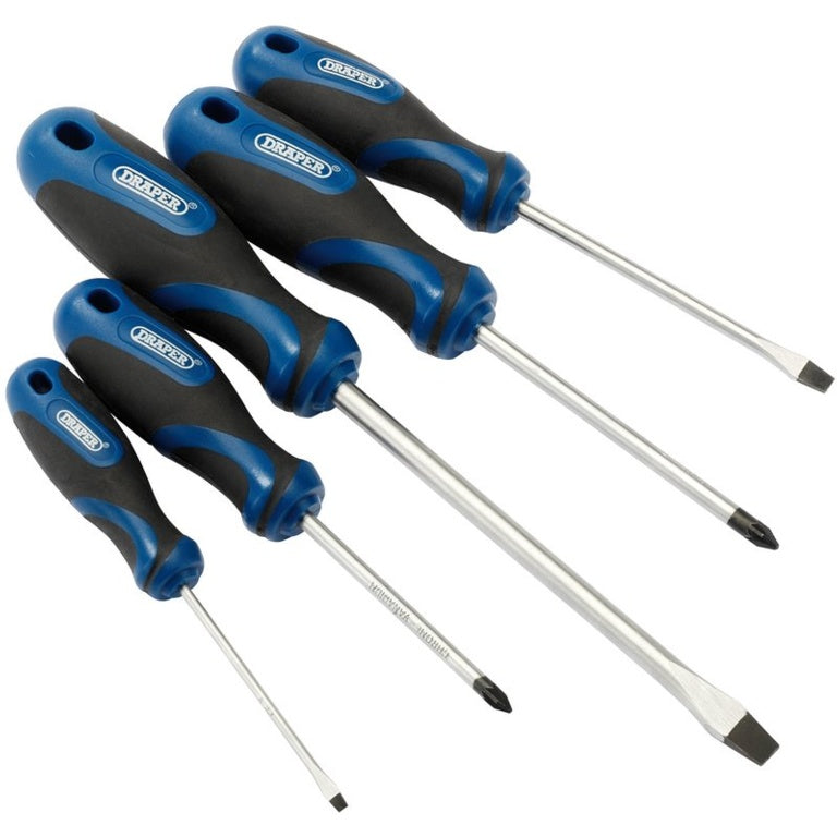 Draper Soft Grip Screwdriver Set