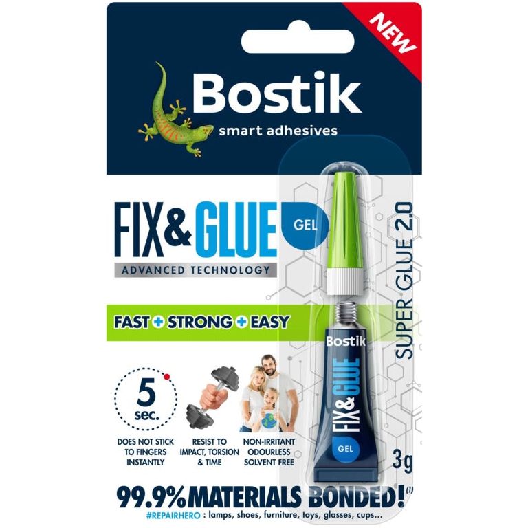 Bostik Fix And Glue Gel