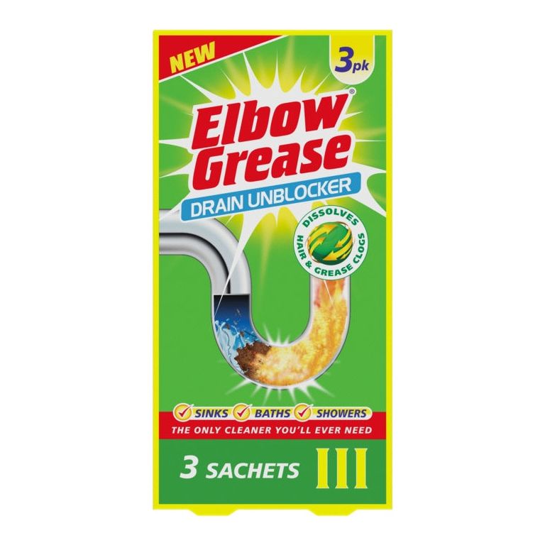 Elbow Grease Drain Unblocker Sachets