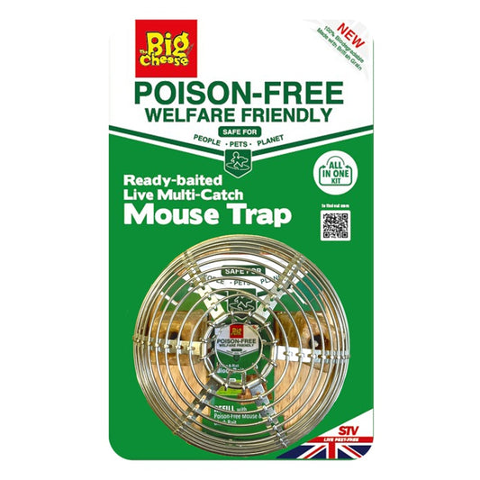 Poison Free Ready Baited Live Mouse Trap