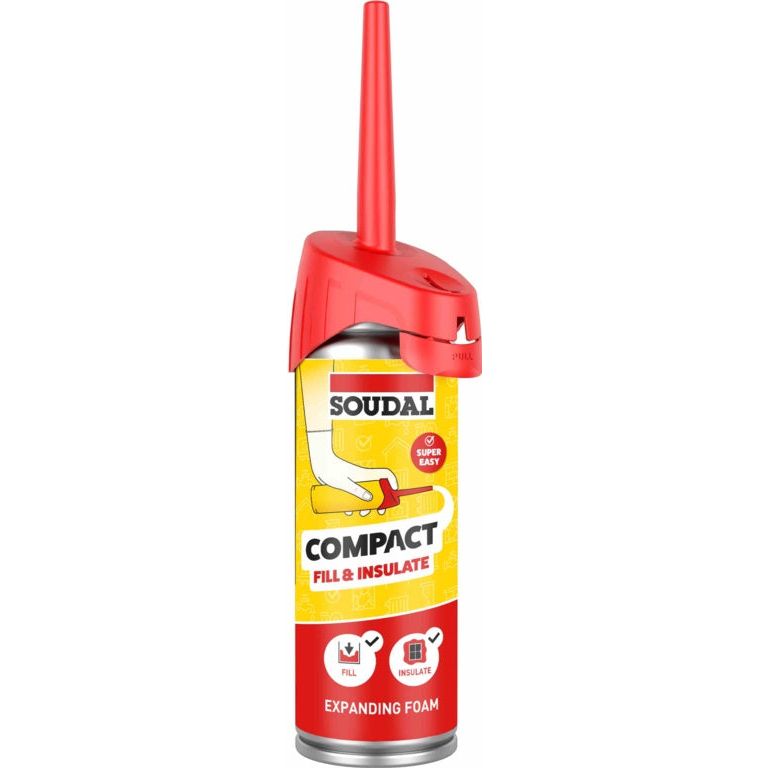 Soudal Compact Fill & Insulate Gap Filling Foam - 150mL