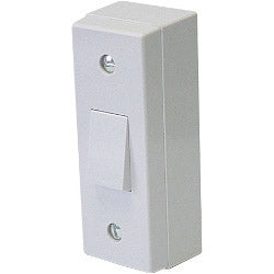 JDS Electricals 6A, 1 Gang 2 Way Architrave Switch with Mounting Box