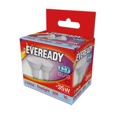 Eveready LED GU10 6500k Daylight Pack 2