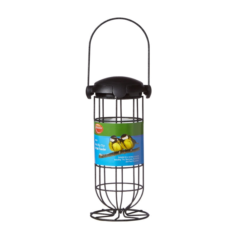 JDS Garden Black Flip Top Fatball Feeder