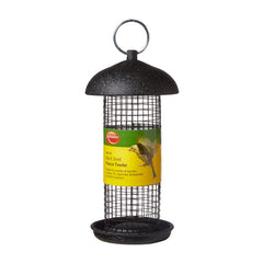 JDS Garden Black Steel Peanut Feeder